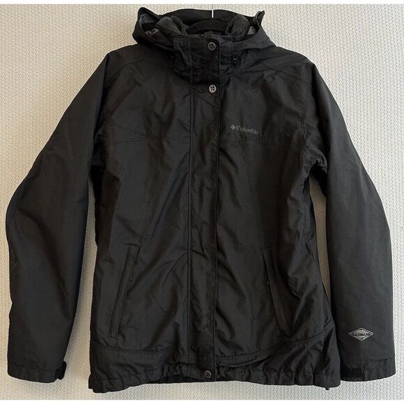 Columbia Omni Tech Women's Large Winter Coat Used Large w/ Removable Hood NICE!! - Picture 1 of 10